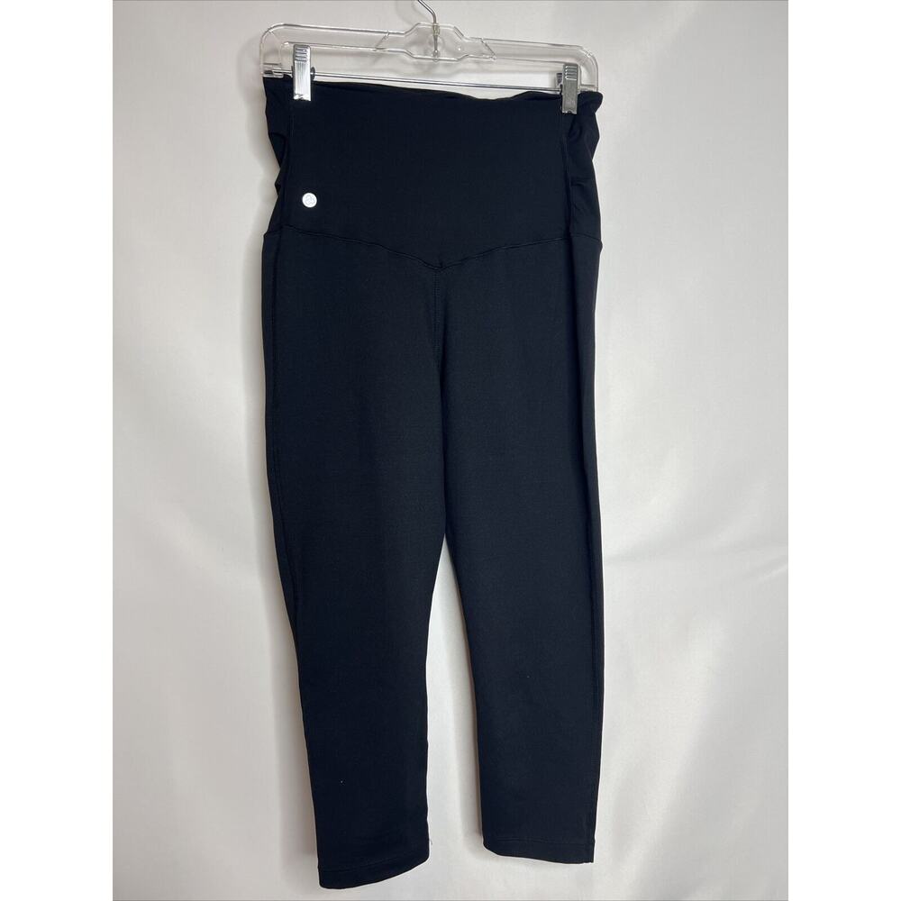 Zella Womens Medium Live In Maternity Crop Leggings in Black